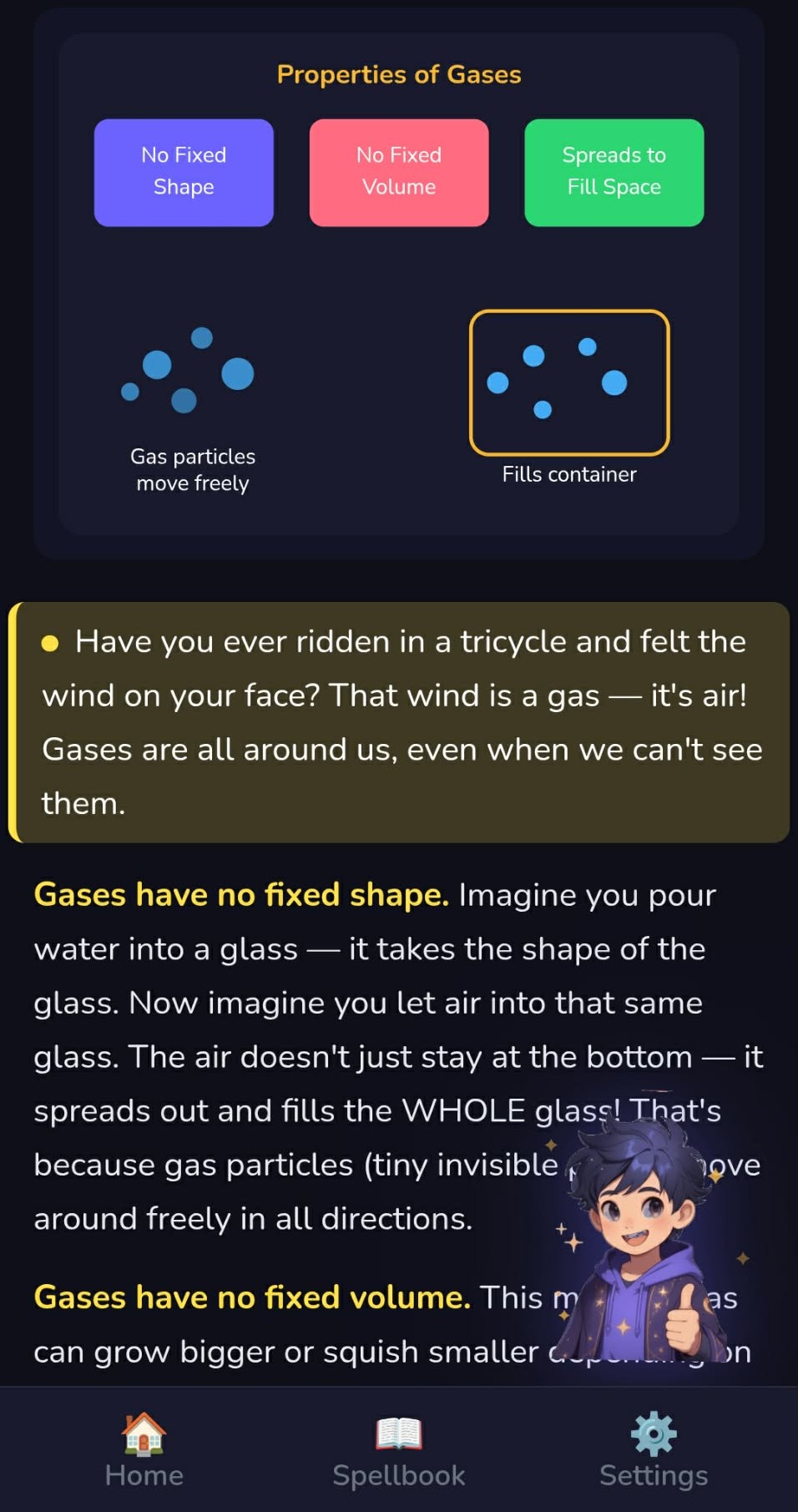 Learn with interactive lessons